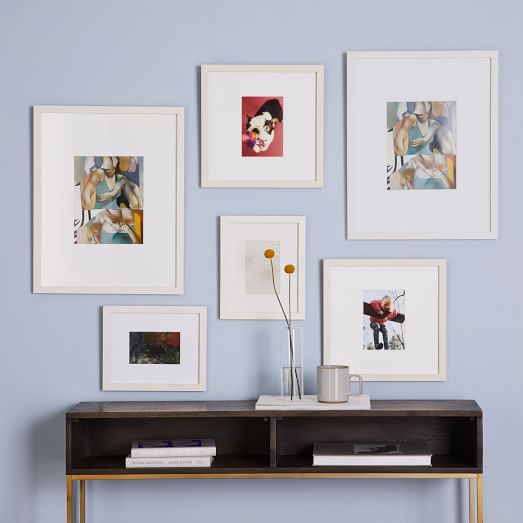 Build A Gallery Wall Sets White Picture Frames - Photo Gallery Wall White Frames