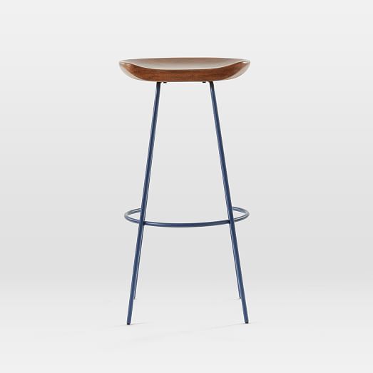 Alden Bar & Counter Stools Petrol Blue