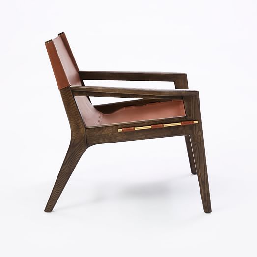 Felipe Leather Sling Chair, Leather Sling Chairs