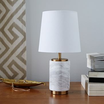 Pillar Marble Table Lamp