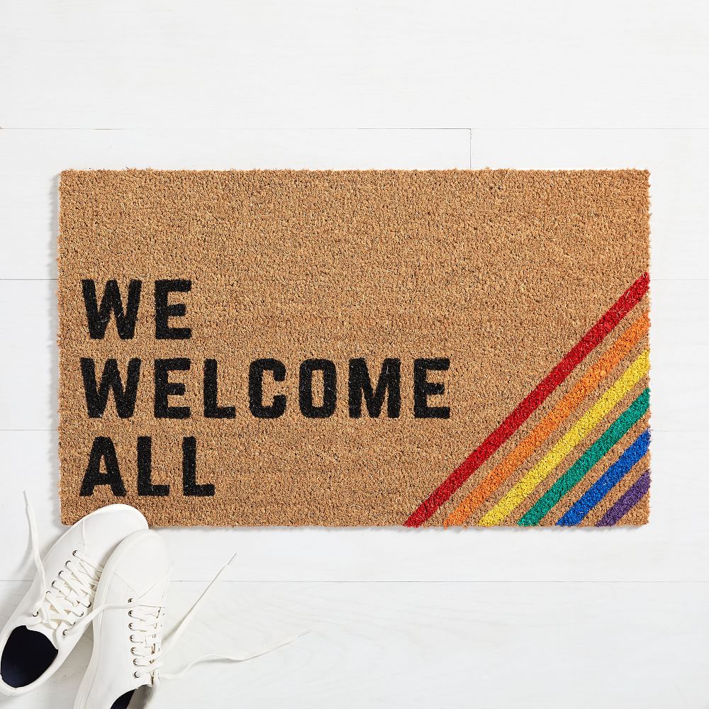 Nickel Designs X West Elm We Welcome All Doormat
