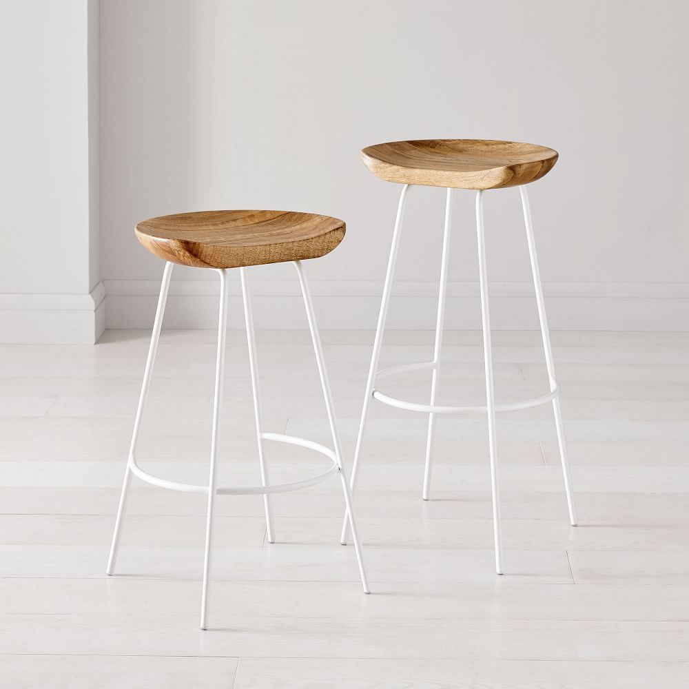 Alden Bar Counter Stools White