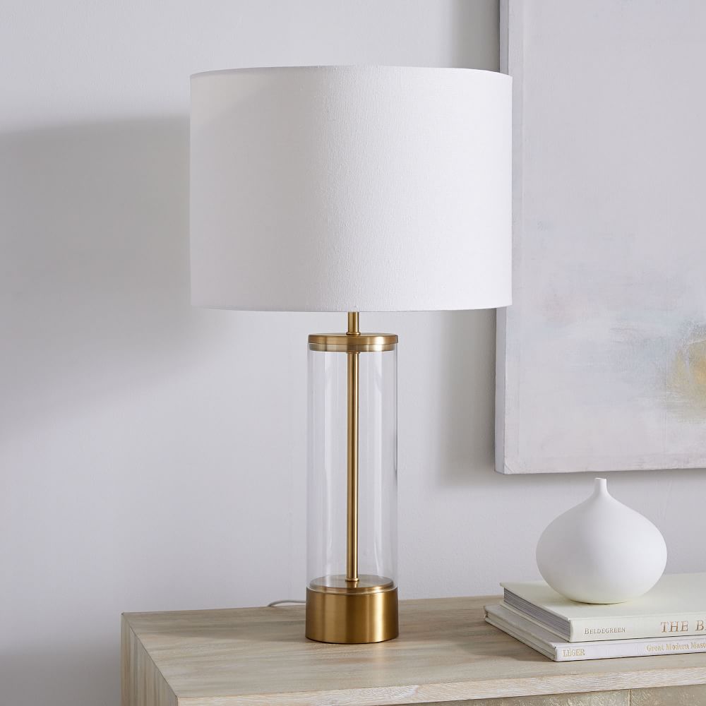 Acrylic Column Usb Table Lamp