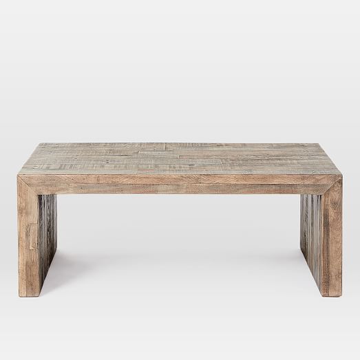 Emmerson Reclaimed Wood Coffee Table, Reclaimed Wood Storage Coffee Table