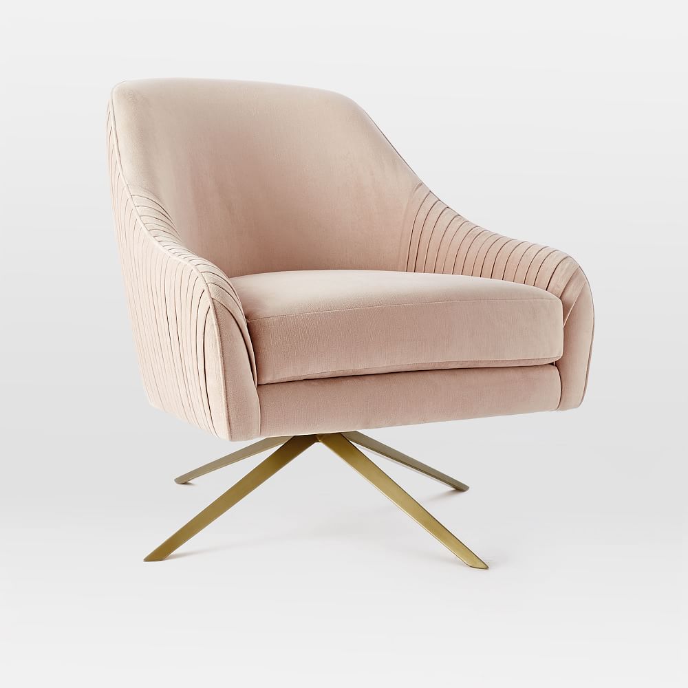 west elm blush chair