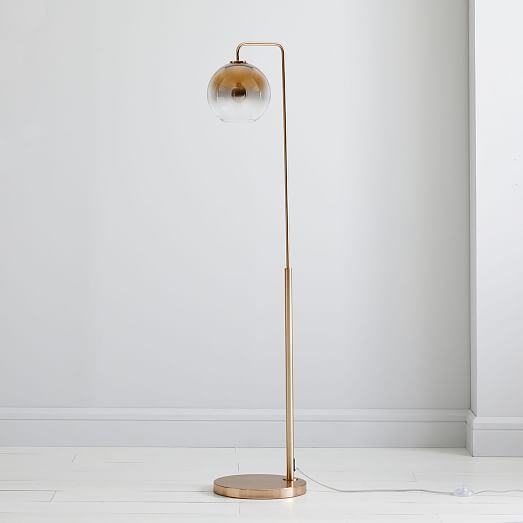 West Elm Lamps Floor Clearance 60 Off, West Elm Overarching Curvilinear Mid Century Floor Lamp