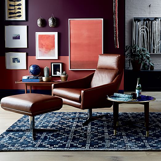 west elm swivel chair