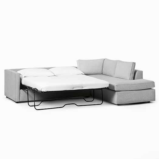 Harris Sleeper Sectional W Terminal Chaise, Sectional With Queen Bed