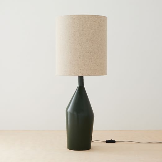 Asymmetry Ceramic Table Lamp Large, Miss K Table Lamp Closeout Special