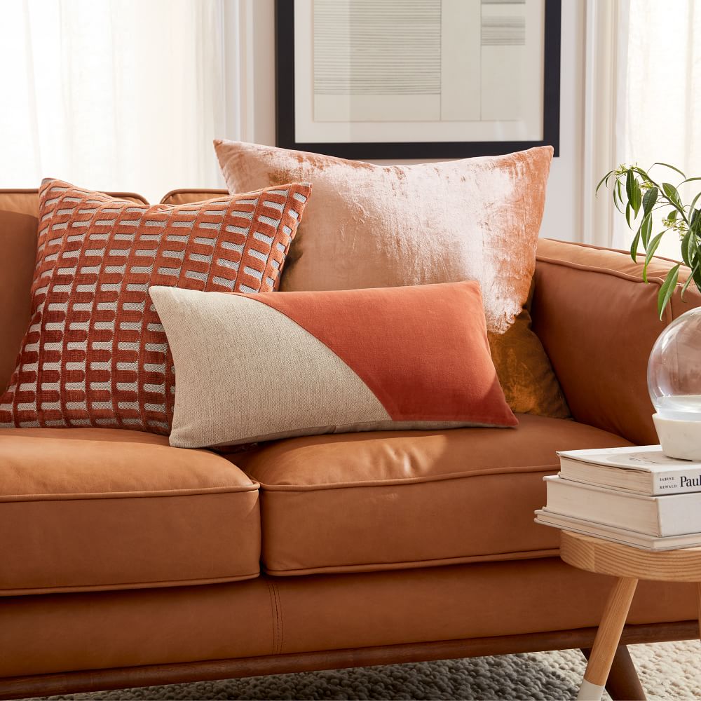Cut Velvet Archways Pillow Covers West Elm