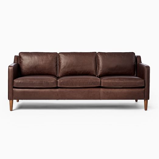 Hamilton Leather Sofa, Real Leather Sofas