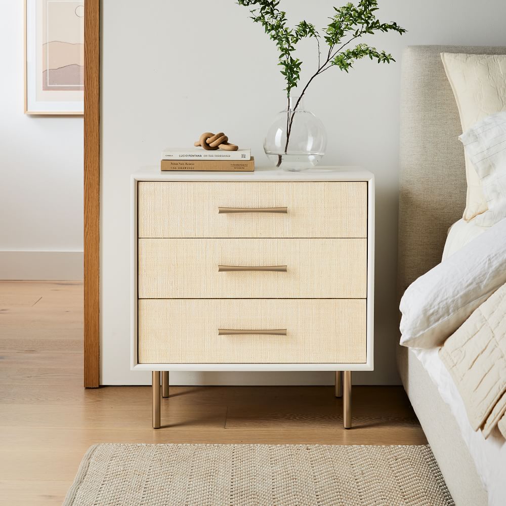 Margot Raffia Grand Nightstand