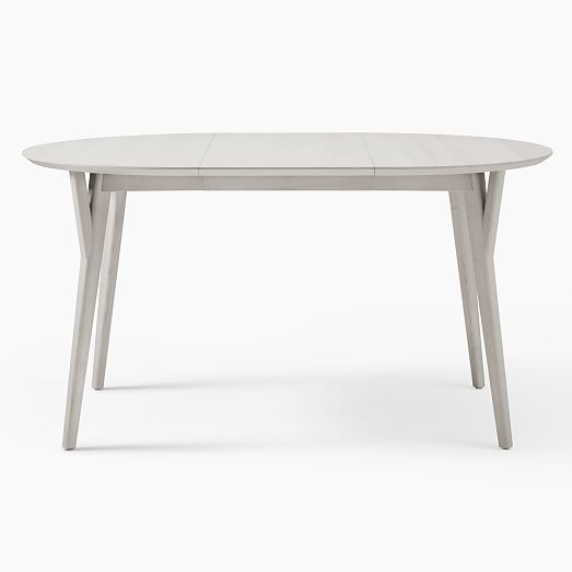 Mid Century Rounded Expandable Dining Table Mid Century Rounded Expandable Dining Table, Round Extendable Dining Table Furniture Village