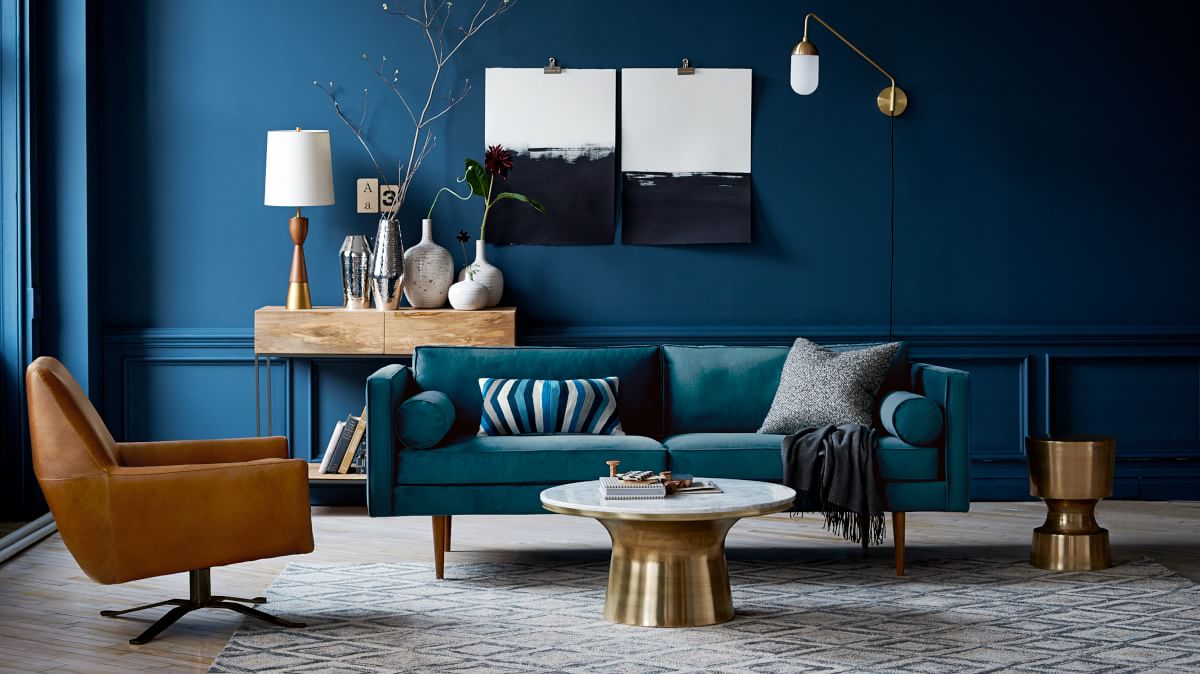 MarbleTopped Pedestal Coffee Table West Elm