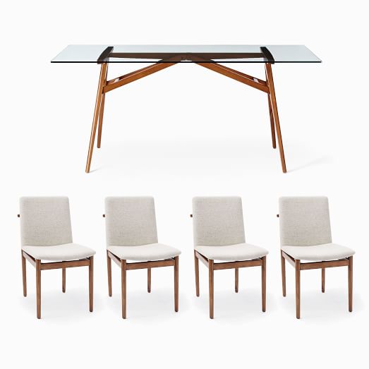 Jensen Dining Table 4 Framework, Dining Table Chairs