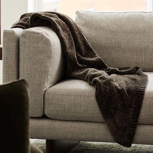 Luxe Chenille Throws, Large Chenille Throws For Sofas