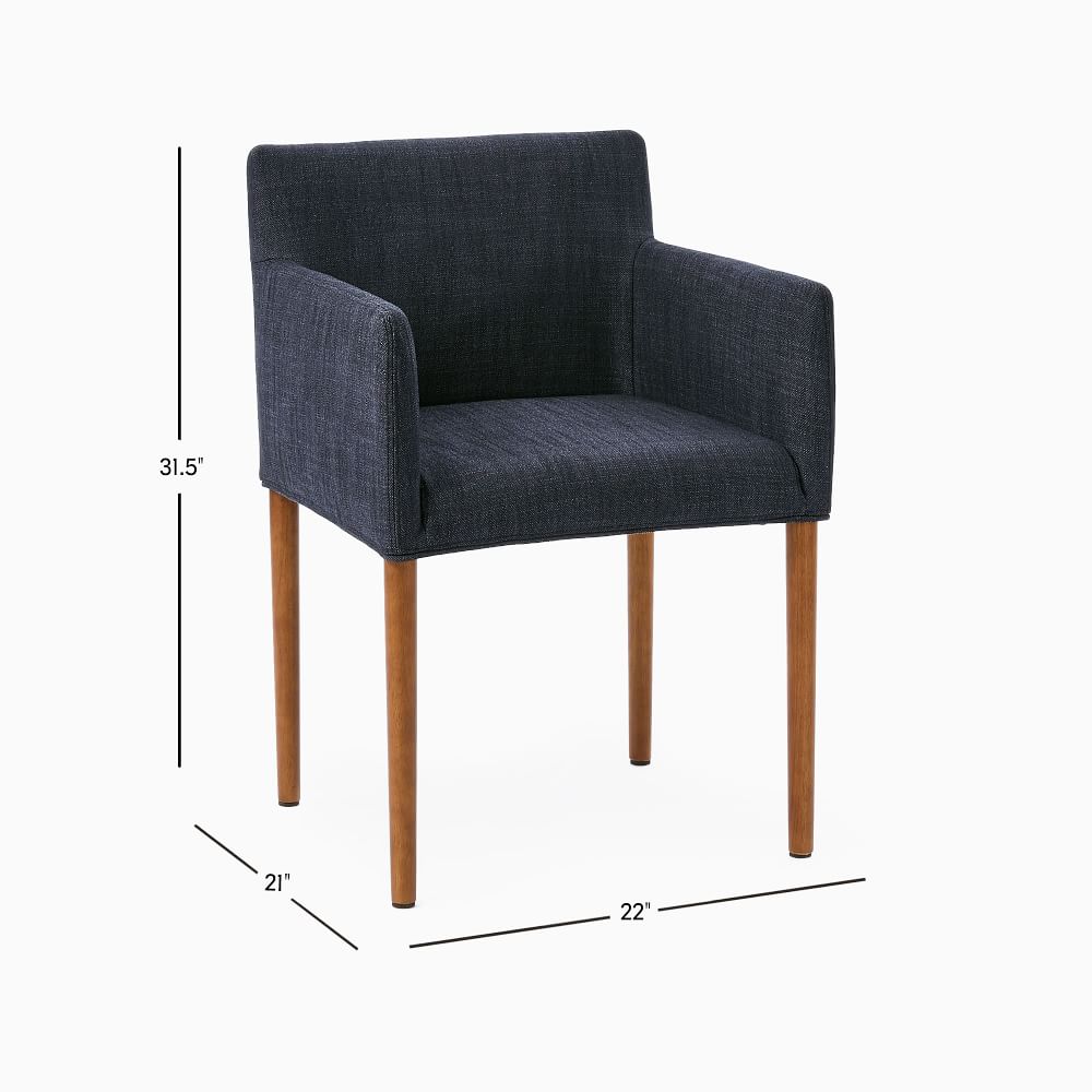 Ellis Upholstered Dining Armchair West Elm