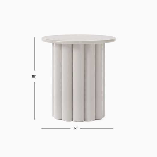 Semi Circle Side Table Top Ers 59, Simplify Half Round Accent Table