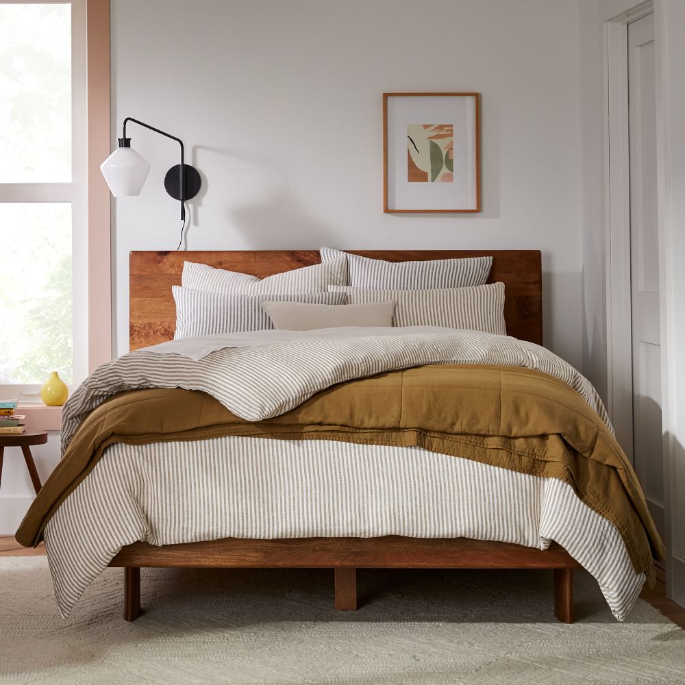 Anton Solid Wood Bed | West Elm