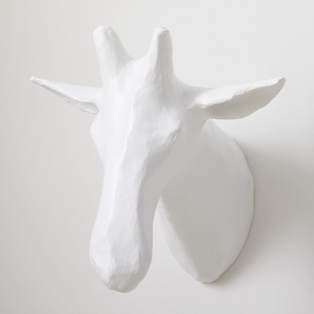 PapierMache Animal Heads West Elm