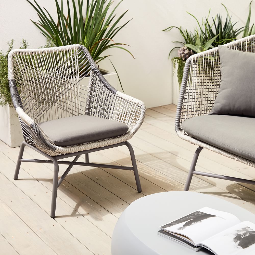 Huron Outdoor Lounge Chair & Cushion West Elm