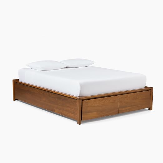 Ansel Footboard Storage Bed, Platform Bed With Storage No Headboard