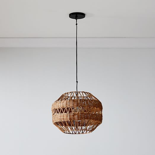 Rattan Weave Pendant - What Is The Difference Between Chandelier And Pendant