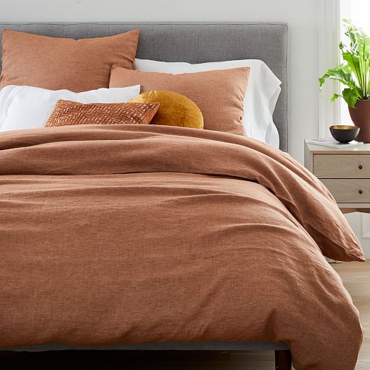 terracotta duvet cover