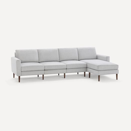 Burrow Nomad King Reversible Chaise Sectional 112 - Burrow Nomad Velvet Sectional Sofa Burrow Nomad King Reversible Chaise Sectional 112 - Burrow Nomad Velvet Sectional Sofa