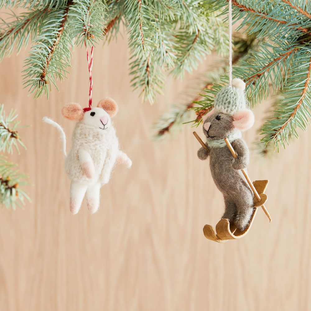 Felt Mice Ornaments and Decorations