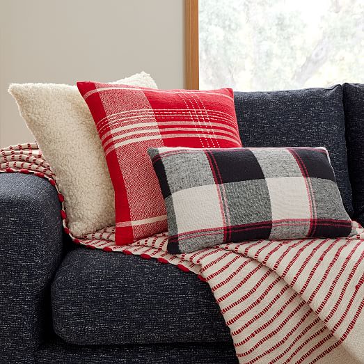 faux shearling pillow