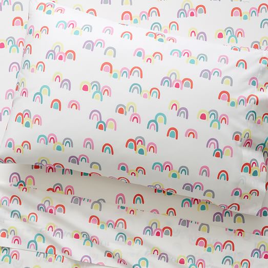 pottery barn rainbow sheets