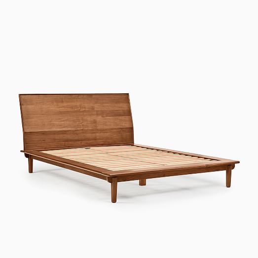 Keira Solid Wood Bed, West Elm Solid Wood Headboard Queen Size Bed