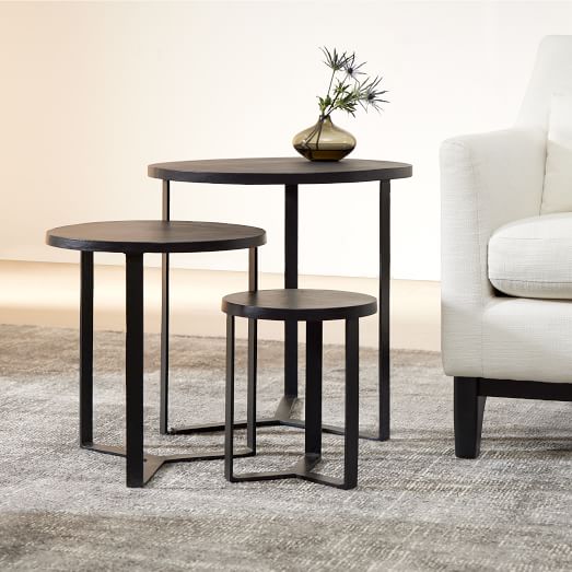Nesting Tables Reese Nesting Side Tables (Set of 3)