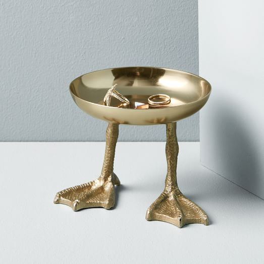 Duck Trinket Tray - Polished Brass