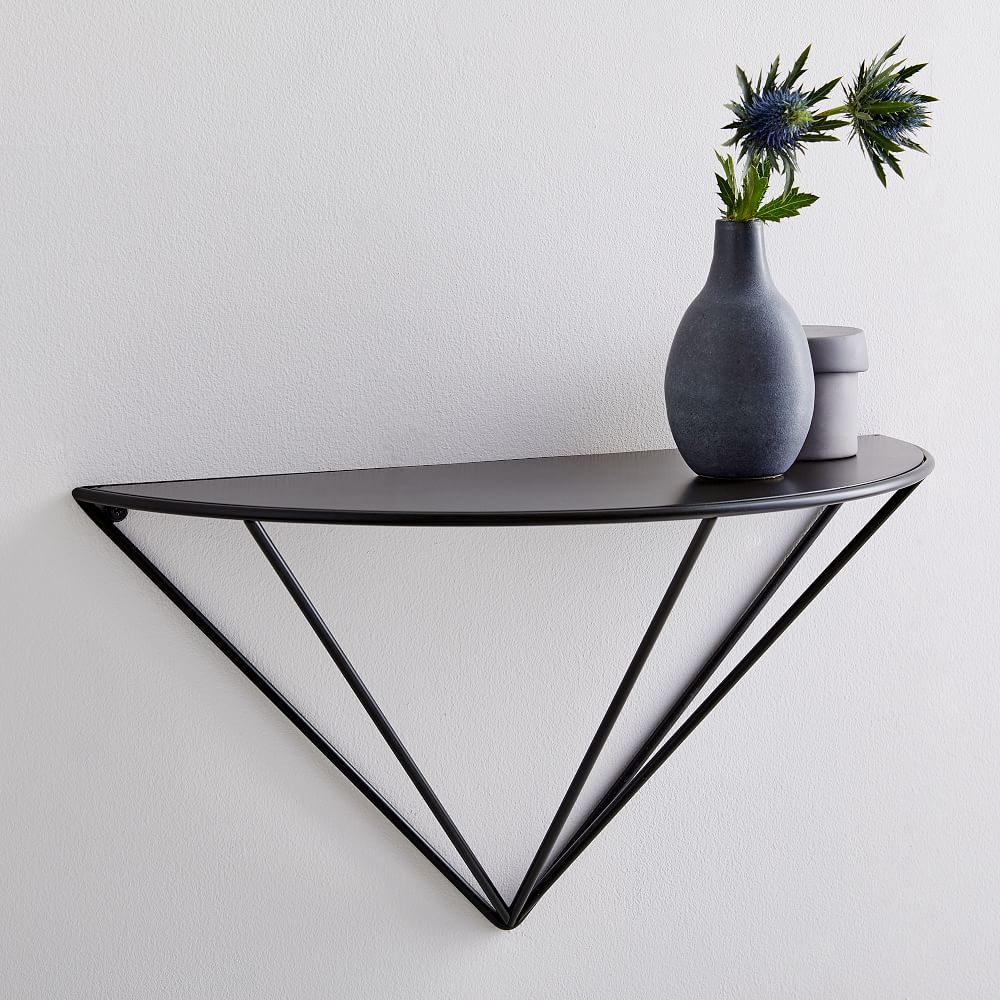 Iris Wall Shelf Antique Bronze West Elm