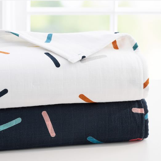 west elm stroller blanket