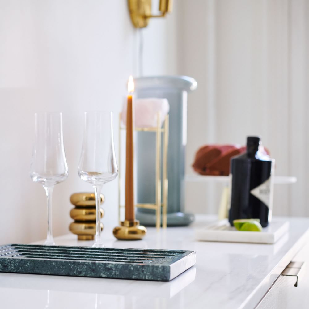 Stepped Marble Vanity Trays | West Elm