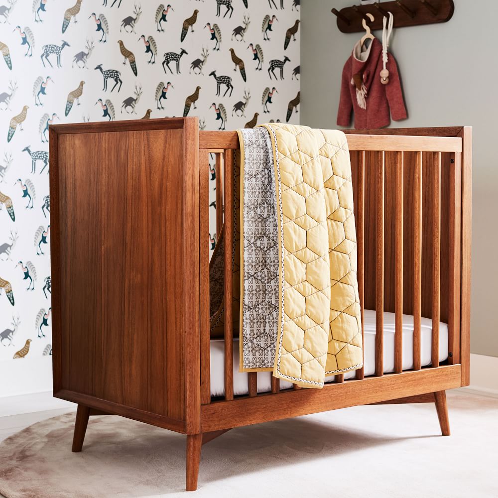 pottery barn mini crib bedding