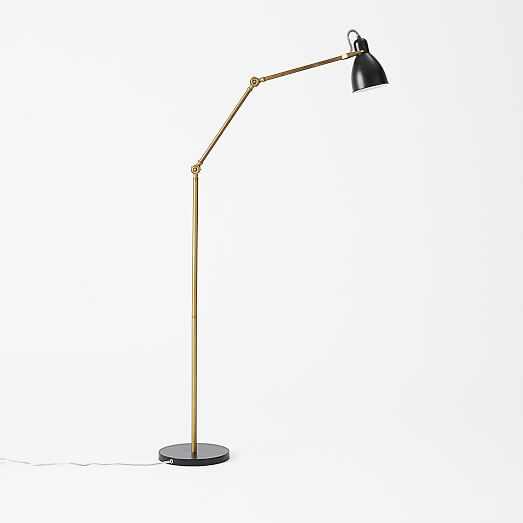 threshold industrial task floor lamp