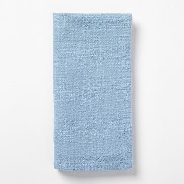 Textured Cotton Napkins, Set of 4, Bluebird
