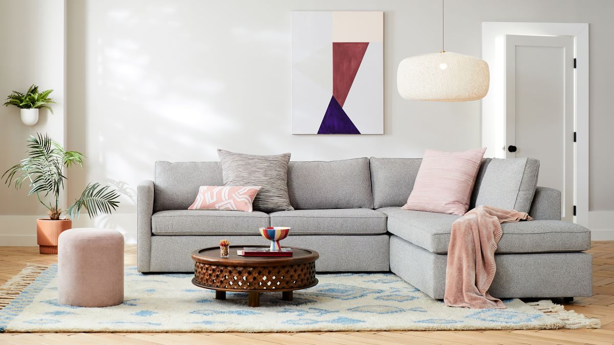 Harris 2Piece Terminal Chaise Sectional West Elm