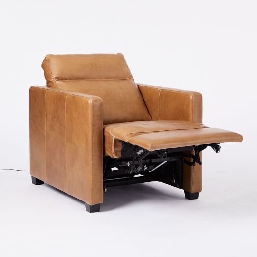 Harris Leather Power Recliner, Leather Recliners San Diego