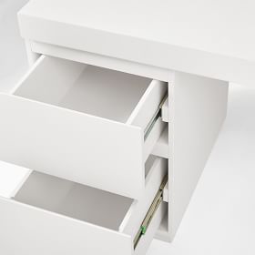 Parsons 2 File Cabinets & Desk Set (62