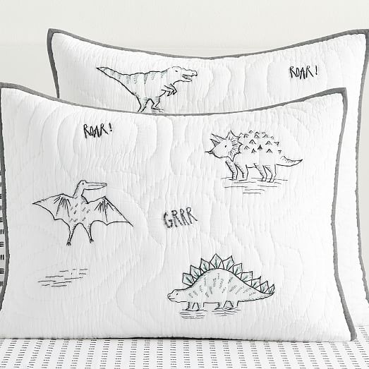 InterestPrint Dinosaurs World Emblem with Tyrannosaur Skeleton Quilt for Couch and Bed Throw Blanket Soft All Season 40x50 