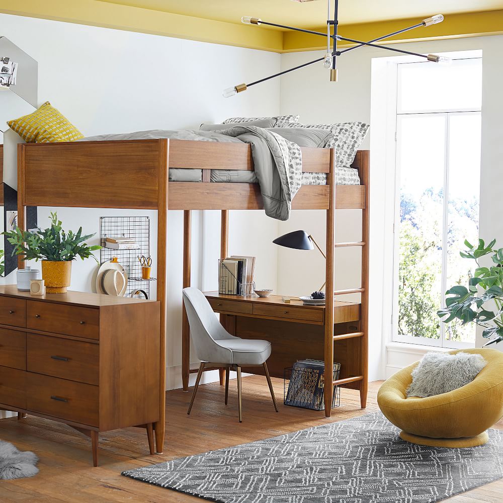Mid Century Loft Bed