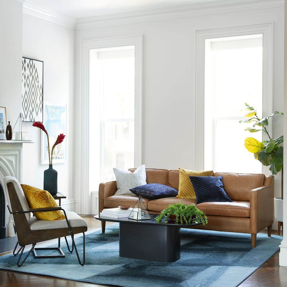 Hamilton Leather Sofa (70"91") West Elm