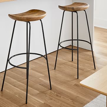 Alden Bar Counter Stools Steel, Best Bar Stools With Arms And Legs