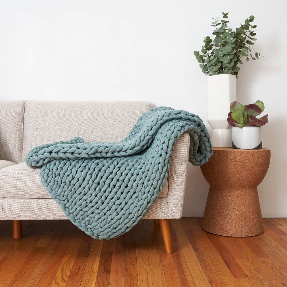 Bearaby TENCEL™ Napper Weighted Blanket West Elm