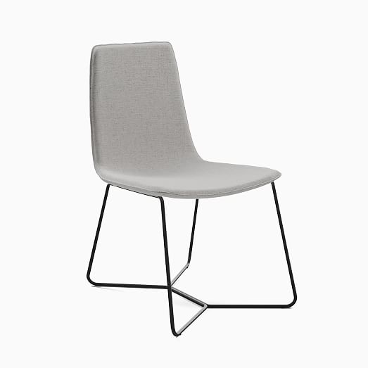 west elm slope upholstered dining chair